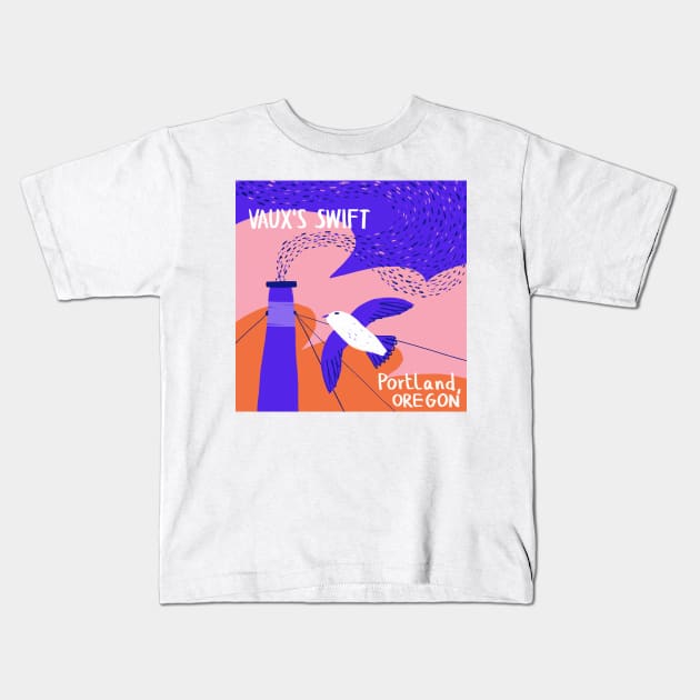 Portland Vaux's Swifts Kids T-Shirt by GiuliaM